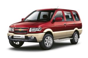 Chevrolet Tavera taxi service in Hubli for family travel, airport transfer and outstation trips